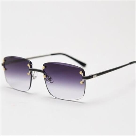 Rimless Gradient Tinted Sunglasses